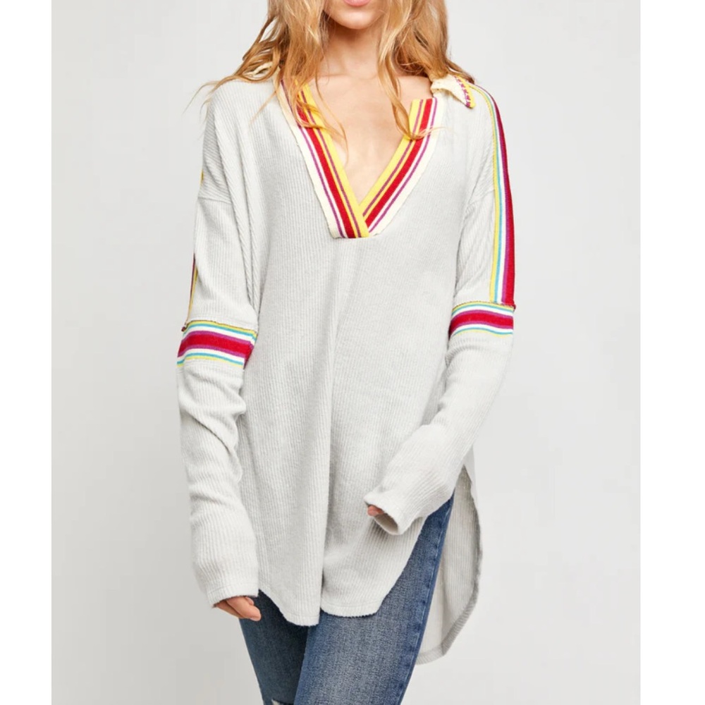 We the Free Rib Knit Feeling Magical Top